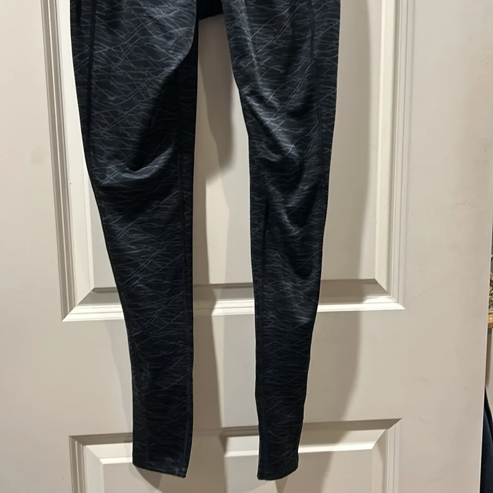 NIKE Pro Combat Dri-Fit Womens drawstring pattern Leggings therma-fit size S